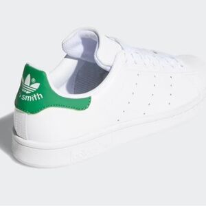 Adidas Stan Smith White with Green Heel Sneakers